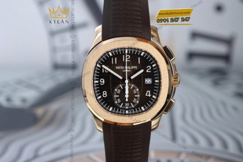 Đồng hồ Patek Philippe Aquanaut vàng hồng 5968R-001