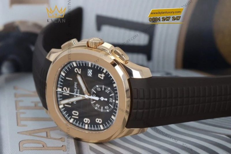 Đồng hồ Patek Philippe Aquanaut vàng hồng 5968R-001