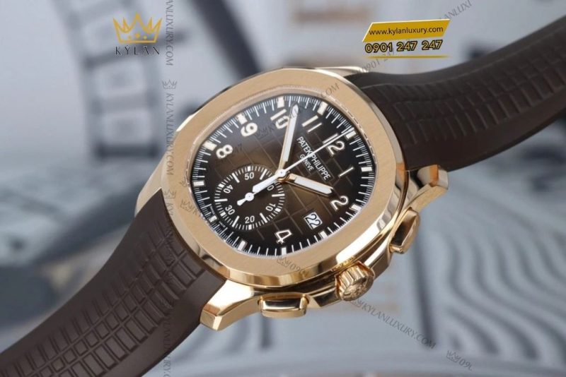Đồng hồ Patek Philippe Aquanaut vàng hồng 5968R-001