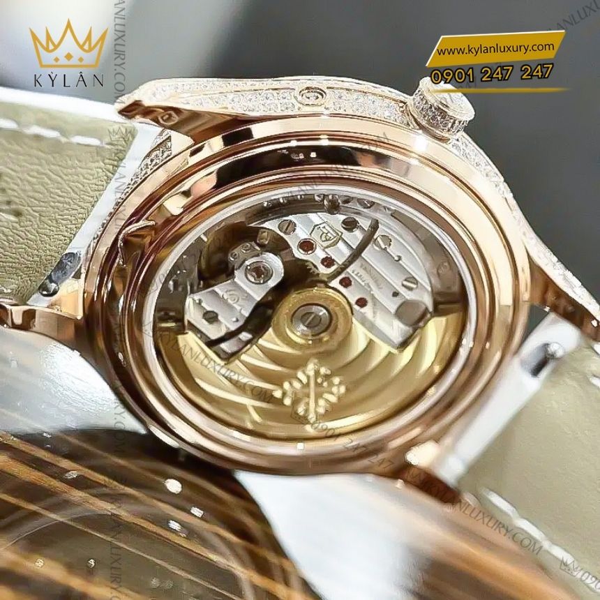 Kỳ Lân Luxury patek philippe complications 4948r 001 10 Đồng hồ Patek Philippe Complications xà cừ trắng 4948R-001