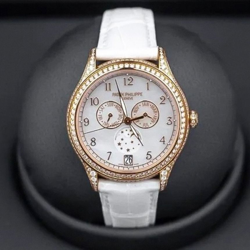 Kỳ Lân Luxury patek philippe complications 4948r 001 2 Đồng hồ Patek Philippe Complications xà cừ trắng 4948R-001