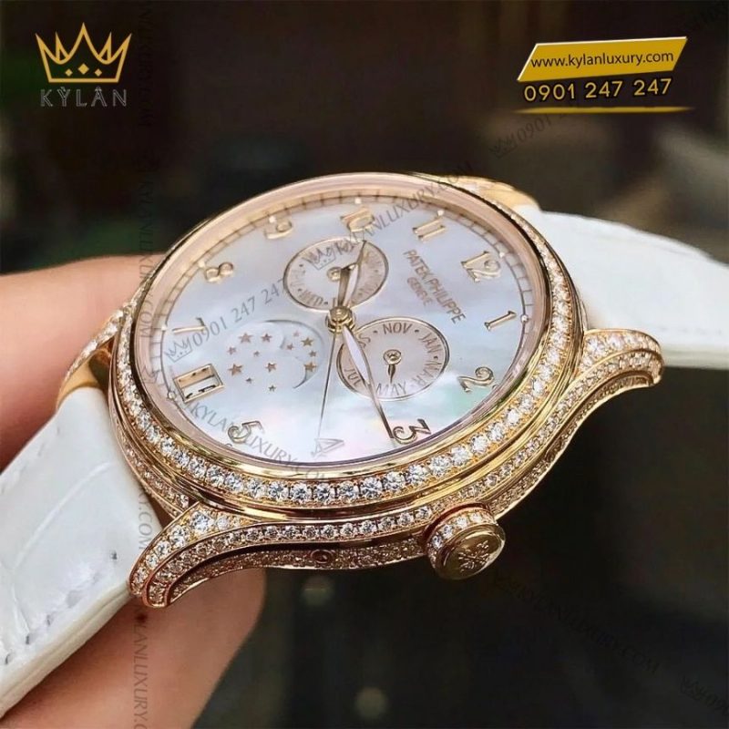 Đồng hồ Patek Philippe Complications xà cừ trắng 4948R-001