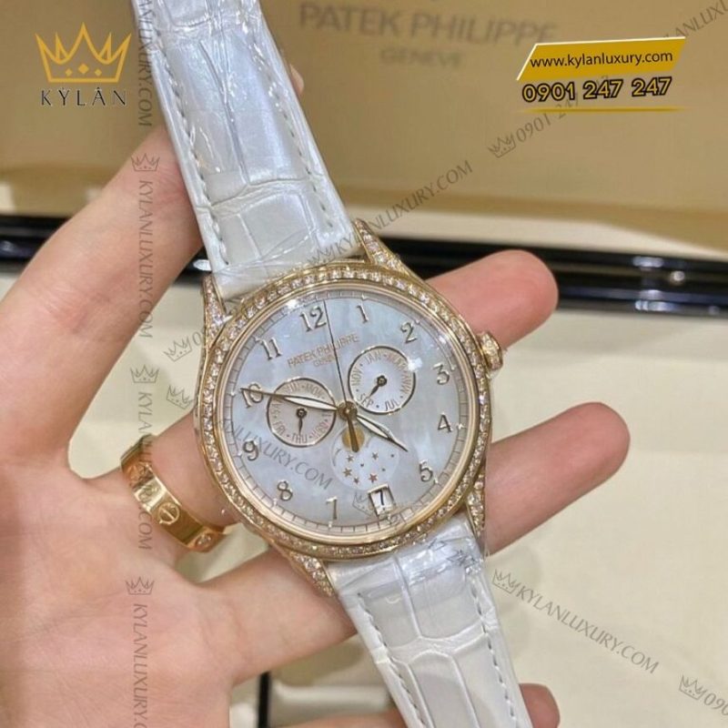 Đồng hồ Patek Philippe Complications xà cừ trắng 4948R-001