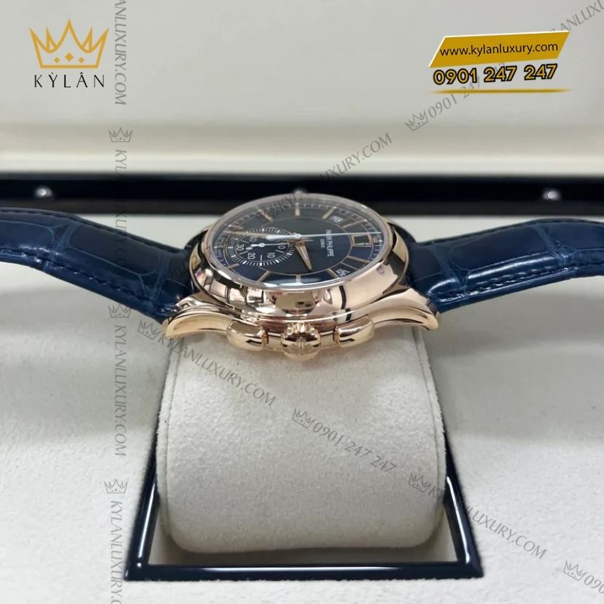Kỳ Lân Luxury patek philippe complications 5905r 010 10 Đồng hồ Patek Philippe Complications xanh dương 5905R-010