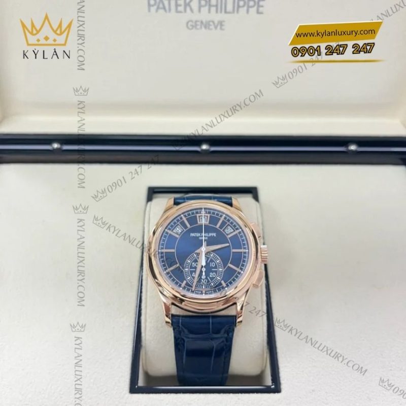 Đồng hồ Patek Philippe Complications xanh dương 5905R-010