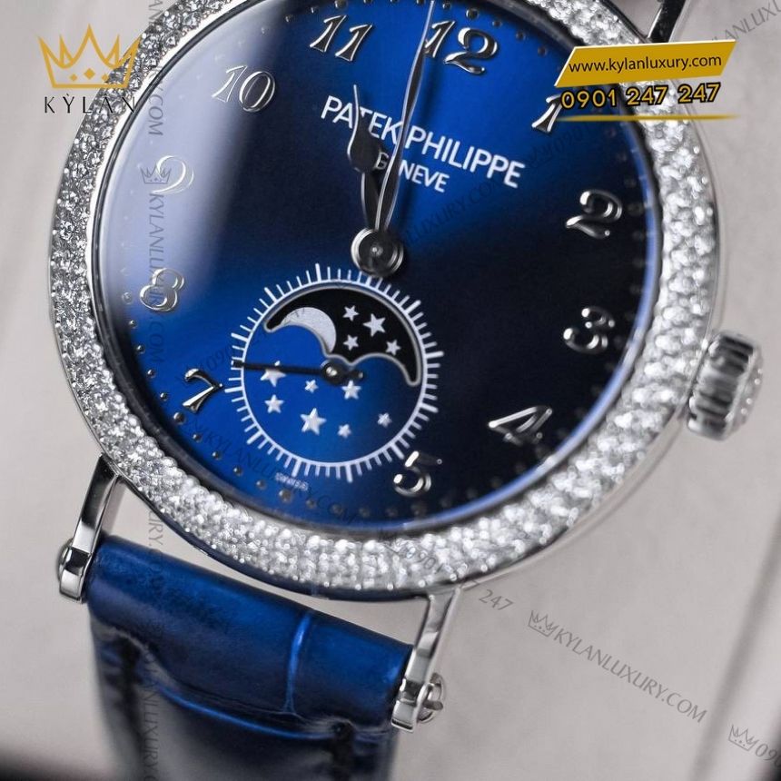 Kỳ Lân Luxury patek philippe complications 7121 200g 001 3 Đồng hồ Patek Philippe Complications mặt xanh vàng trắng 7121/200G-001