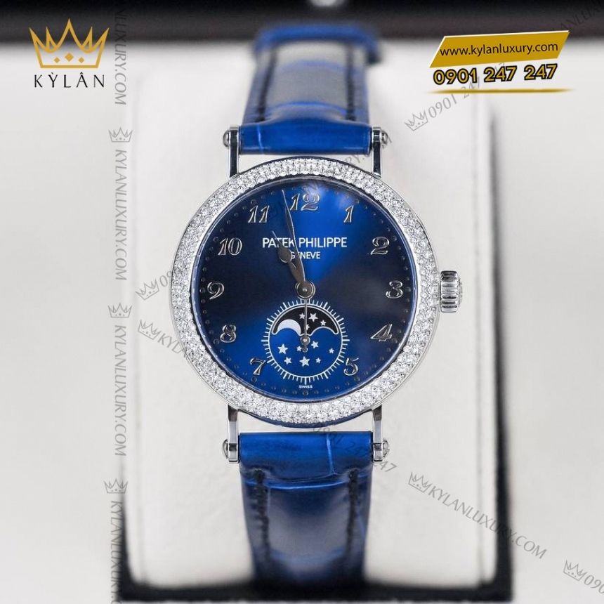 Kỳ Lân Luxury patek philippe complications 7121 200g 001 4 Đồng hồ Patek Philippe Complications mặt xanh vàng trắng 7121/200G-001