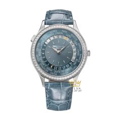 Đồng hồ Patek Philippe Complications mặt xanh xám vành kim 7130G-016