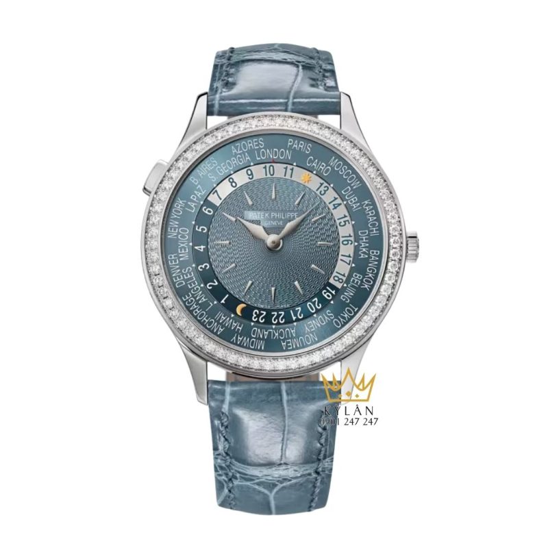 Đồng hồ Patek Philippe Complications mặt xanh xám vành kim 7130G-016