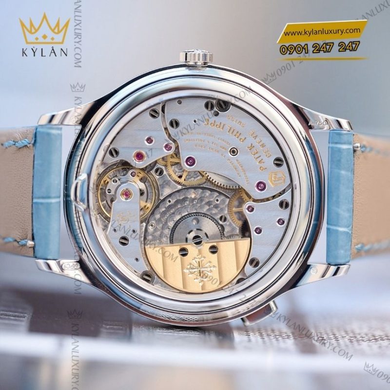 Đồng hồ Patek Philippe Complications mặt xanh xám vành kim 7130G-016