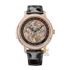Đồng hồ Patek Philippe vàng hồng lộ cơ 5304/301R-001