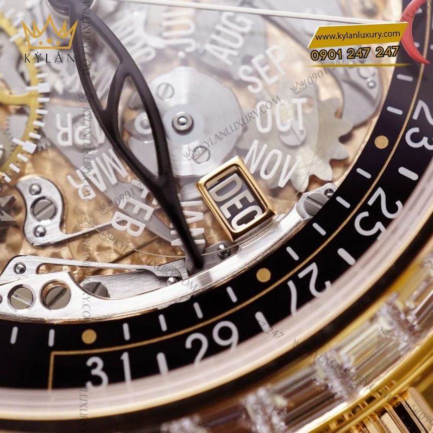 Kỳ Lân Luxury patek philippe grand complications 5304 301r 001 8 Đồng hồ Patek Philippe vàng hồng lộ cơ 5304/301R-001