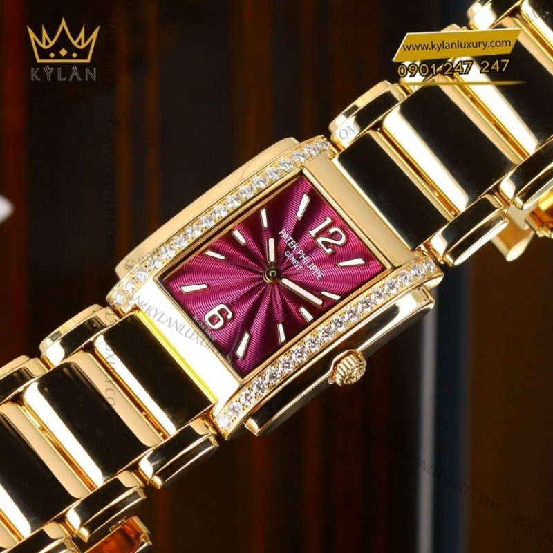 Đồng hồ Patek Philippe Twenty4 vàng hồng tím 4910/1201R-010