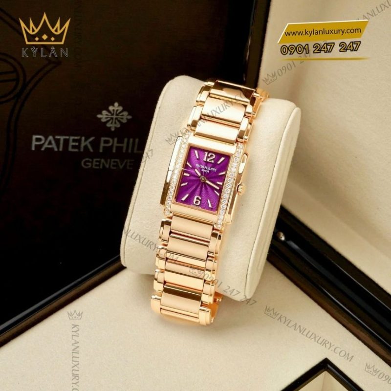 Đồng hồ Patek Philippe Twenty4 vàng hồng tím 4910/1201R-010