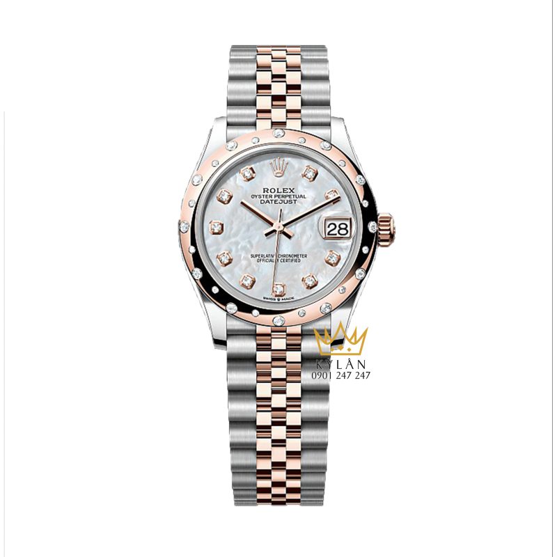 Đồng hồ Rolex Datejust 31 vàng hồng xà cừ 278341RBR-0026