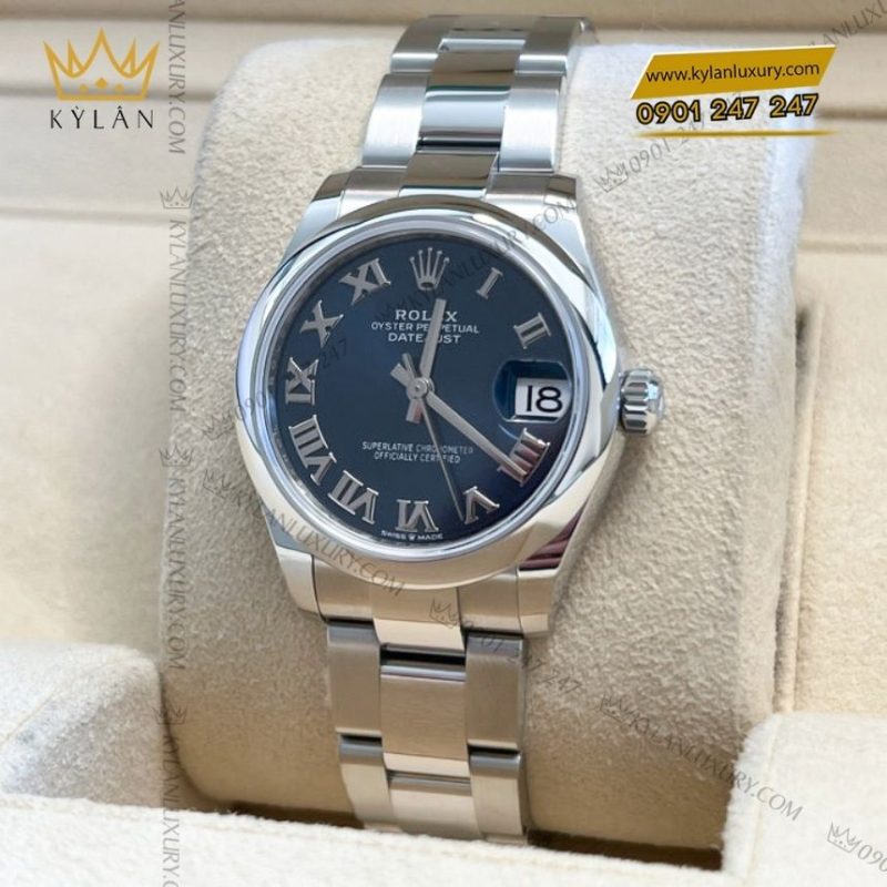 Đồng hồ Rolex Datejust 31 xanh dương La Mã 278240-0017