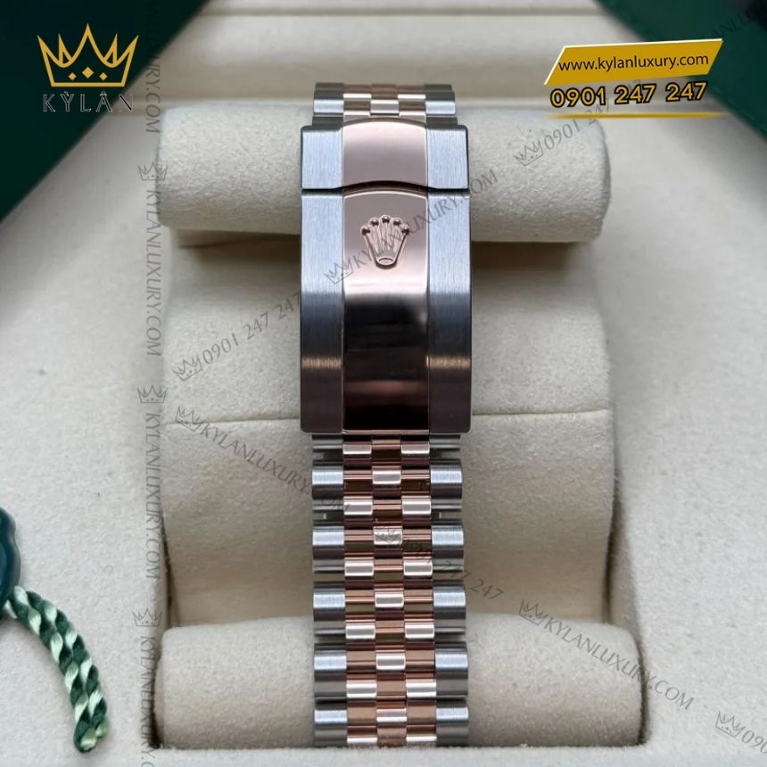 Kỳ Lân Luxury rolex datejust 36 126281rbr 0015 4 Đồng hồ Rolex Datejust 36 hồng kim cương 126281RBR-0015