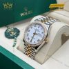 Đồng hồ Rolex Datejust 36 demi La Mã vành kim 126283RBR-0015