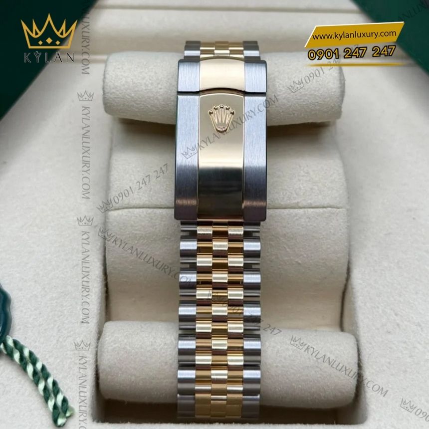 Kỳ Lân Luxury rolex datejust 36 demi la ma 126283rbr 0015 6 Đồng hồ Rolex Datejust 36 demi La Mã vành kim 126283RBR-0015