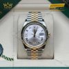 Đồng hồ Rolex Datejust 36 demi mặt số bạc 126233-0031