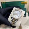 Đồng hồ Rolex Datejust 36 mặt số bạc vành kim 126283RBR-0017