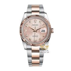 Đồng hồ Rolex Datejust 36 demi vàng hồng vi tính 126231