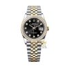 Đồng hồ Rolex Datejust 36 đen vành kim 126283RBR-0007