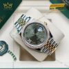 Đồng hồ Rolex Datejust 36 olive vành kim 126283RBR-0011