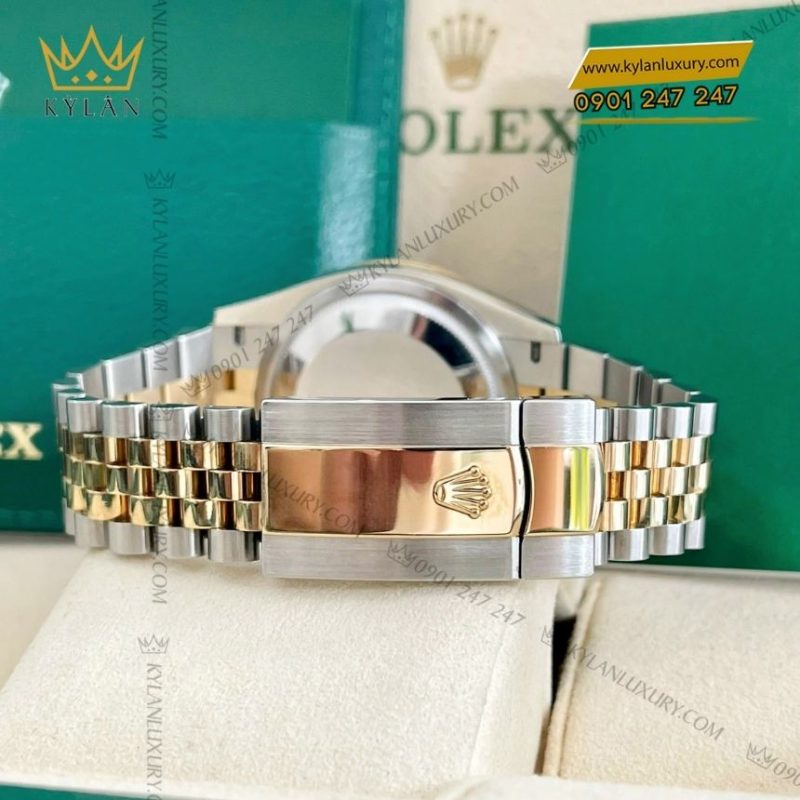 Đồng hồ Rolex Datejust 36 olive vành kim 126283RBR-0011