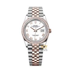 Đồng hồ Rolex Datejust trắng kim cương 126281RBR-0003
