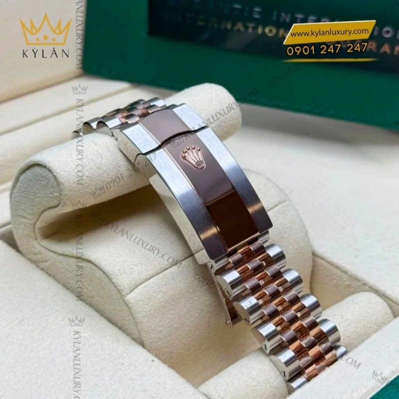 Đồng hồ Rolex Datejust trắng kim cương 126281RBR-0003