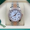 Đồng hồ Rolex Datejust trắng kim cương 126281RBR-0003