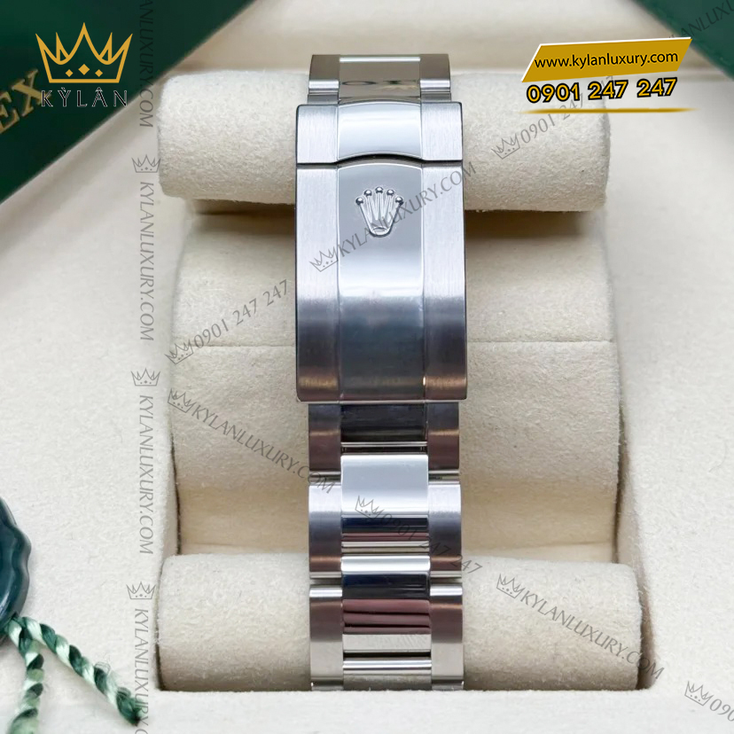 Kỳ Lân Luxury rolex datejust 36 trang la ma 126200 0008 8 Đồng hồ Rolex Datejust 36 trắng La Mã vành trơn 126200-0008