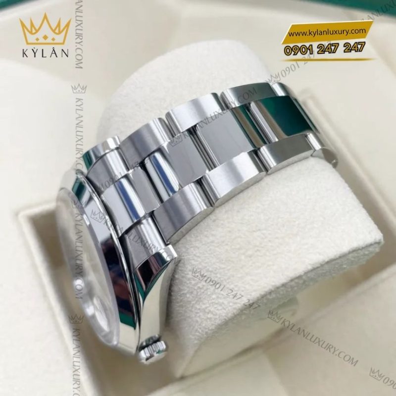 Đồng hồ Rolex Datejust 41 xanh dương vành trơn 126300-0001