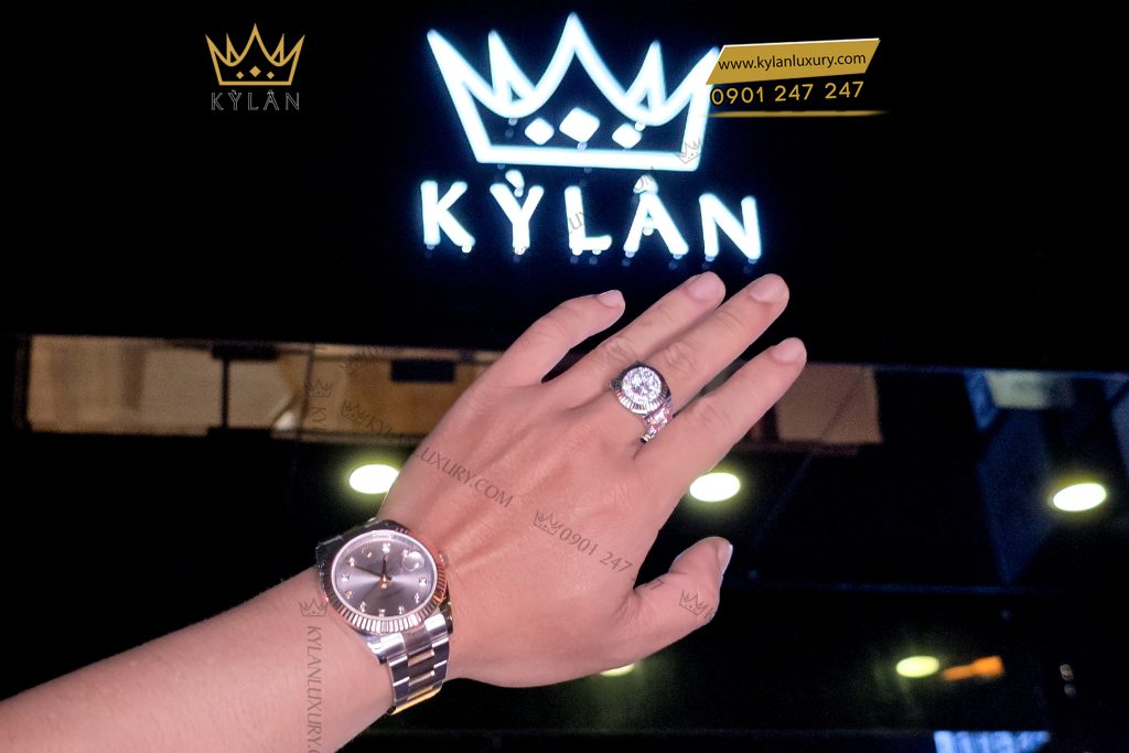 Kỳ Lân Luxury rolex datejust 41 126331 0007 sundust 11 Đồng hồ Rolex Datejust 41 Sundust cọc kim cương 126331-0007