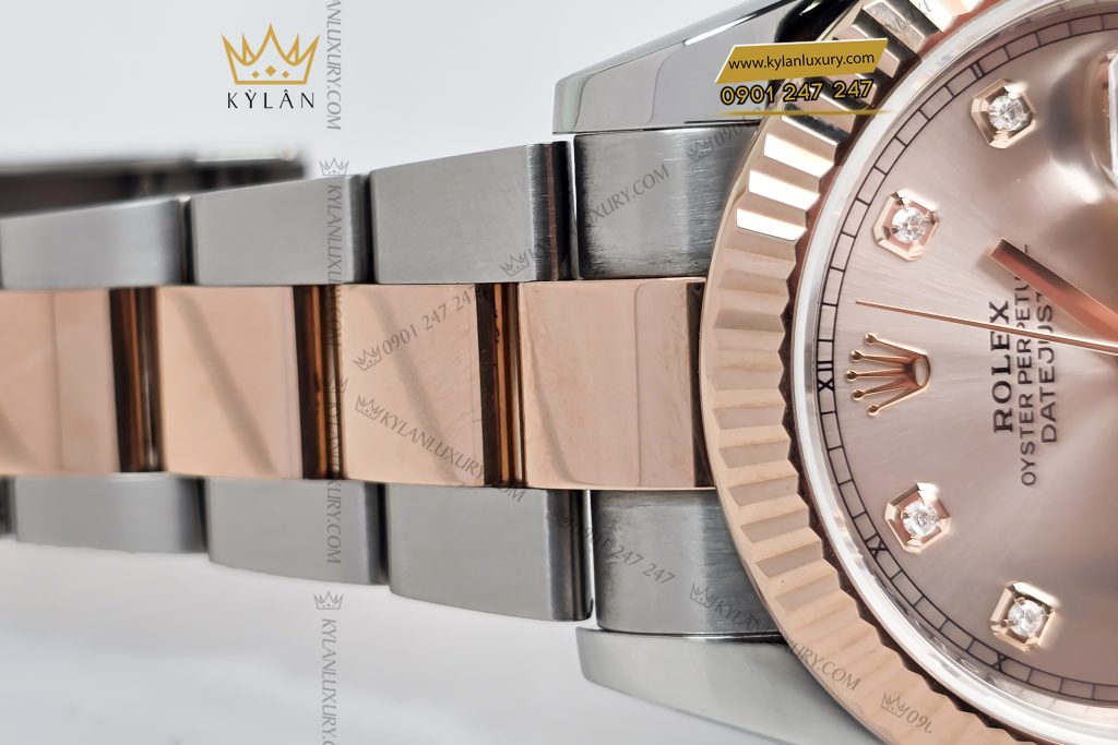 Kỳ Lân Luxury rolex datejust 41 126331 0007 sundust 19 Đồng hồ Rolex Datejust 41 Sundust cọc kim cương 126331-0007