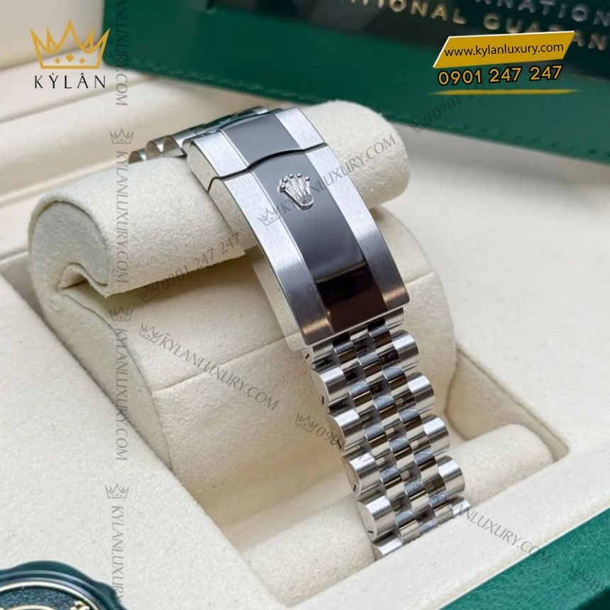 Kỳ Lân Luxury rolex datejust 41 xanh duong 126300 0018 2 Đồng hồ Rolex Datejust 41 xanh dương La Mã 126300-0018