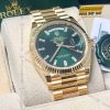 Đồng hồ Rolex Day‑Date 36 xanh lá 128238‑0130