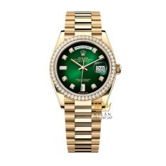 Đồng hồ Rolex Day‑Date 36 xanh ombré 128348RBR‑0035