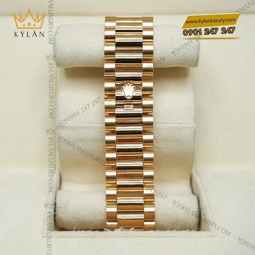 Kỳ Lân Luxury rolex day date 36 128348rbr 0035 9 Đồng hồ Rolex Day‑Date 36 xanh ombré 128348RBR‑0035