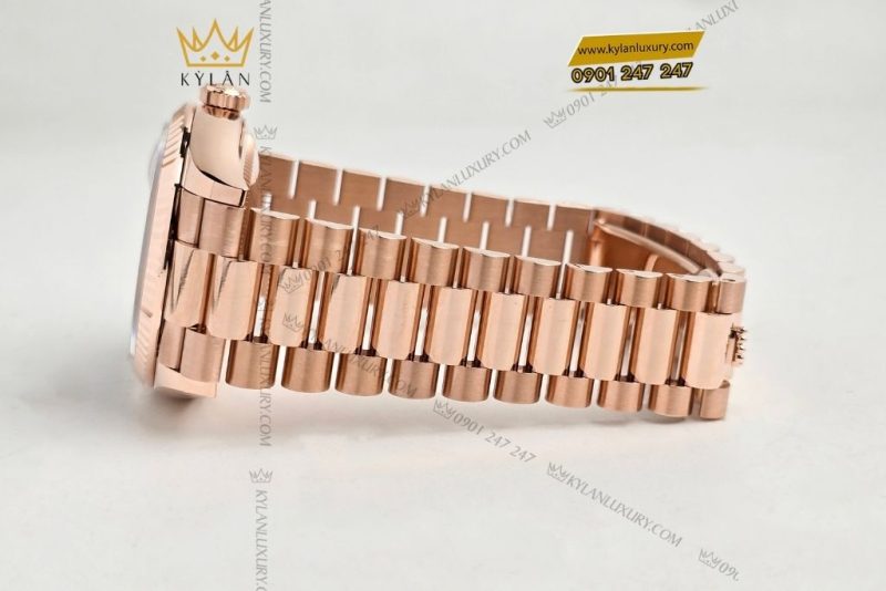 Đồng hồ Rolex Day-Date 36 Olive La Mã 128235-0089