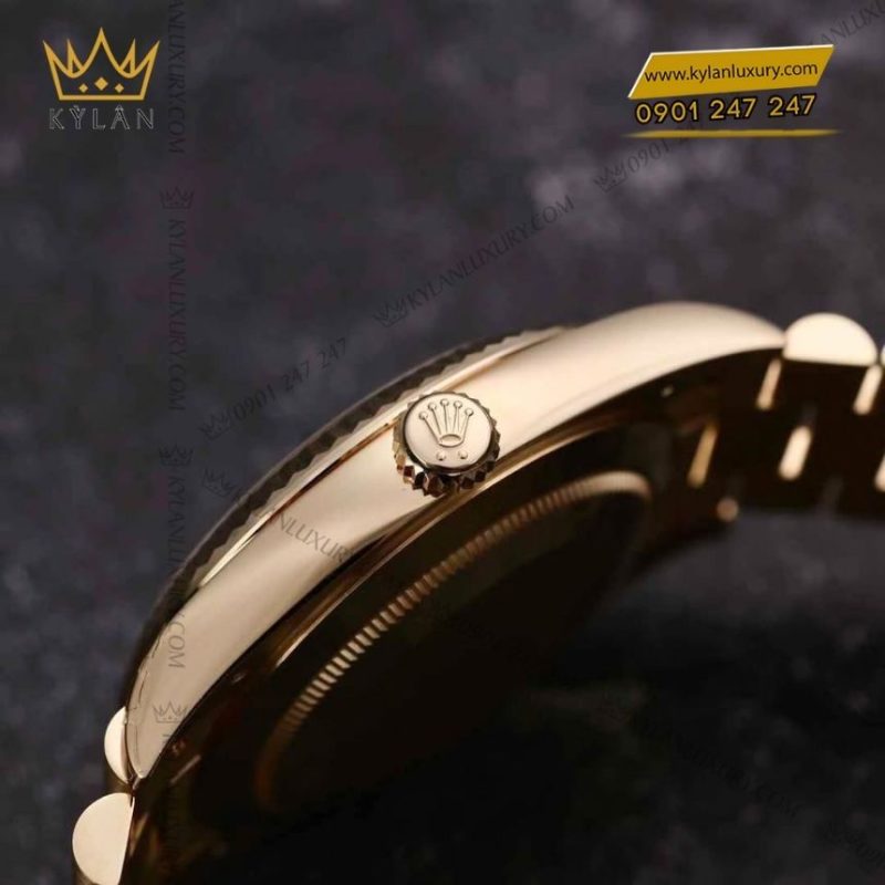 Đồng hồ Rolex Day‑Date 40 vàng vàng mặt kim cương 228238-0054