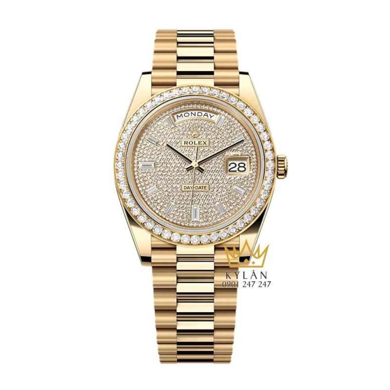 Đồng hồ Rolex Day-Date 40 mặt kim cương 228348RBR-0037