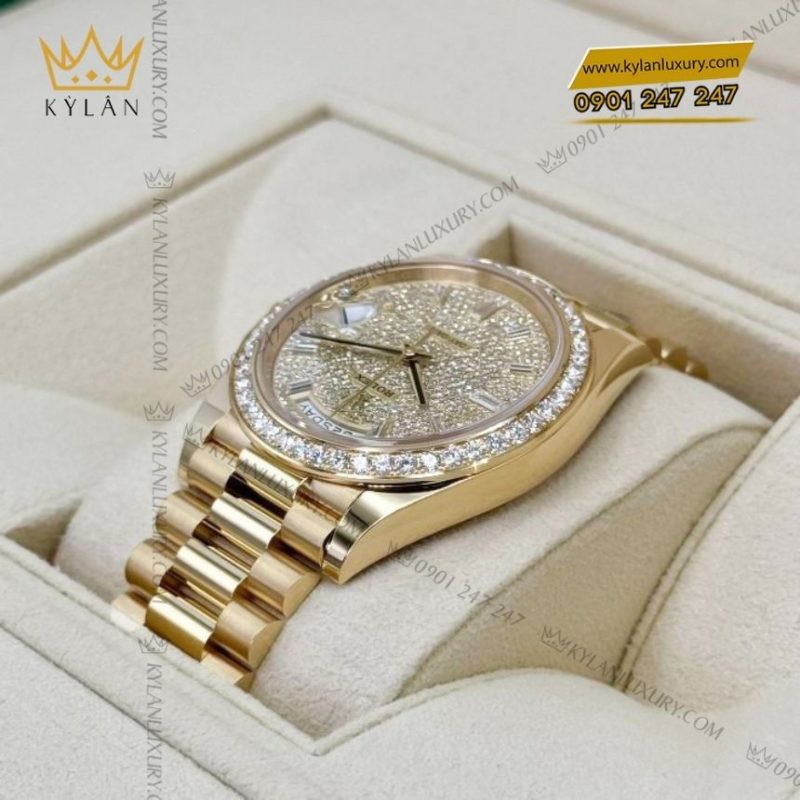 Đồng hồ Rolex Day-Date 40 mặt kim cương 228348RBR-0037
