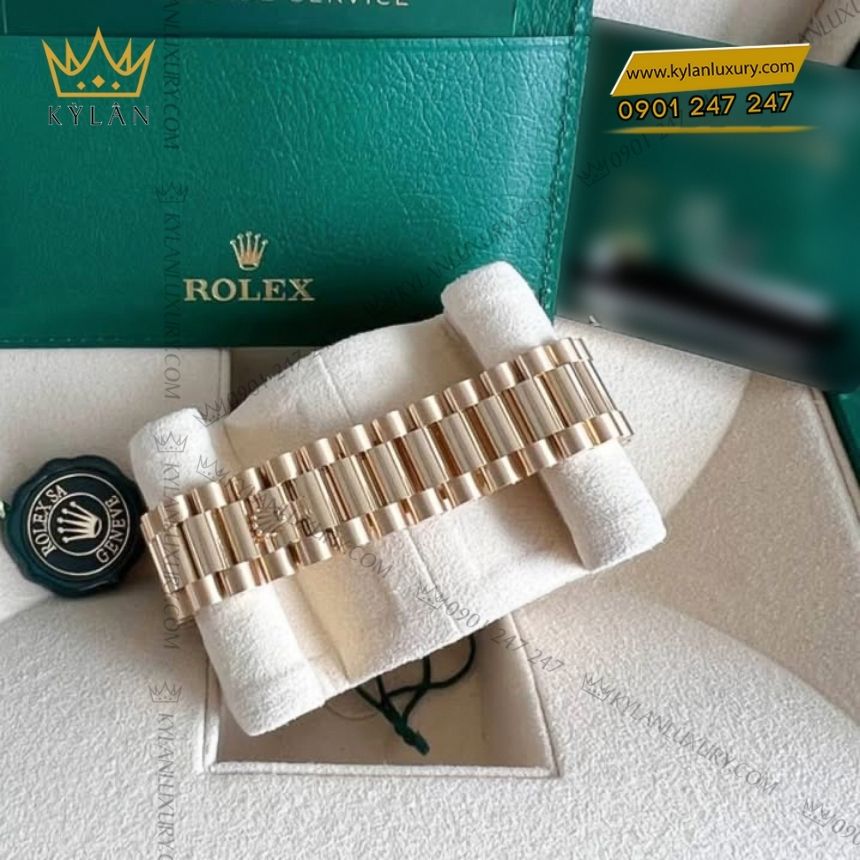 Kỳ Lân Luxury rolex day date 40 mop 228348rbr 0046 7 Đồng hồ Rolex Day-Date 40 MOP đính kim cương 228239RBR-0046
