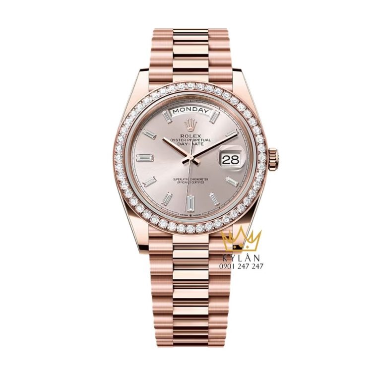 Đồng hồ Rolex Day-Date 40 sundust kim cương 228345RBR-0007