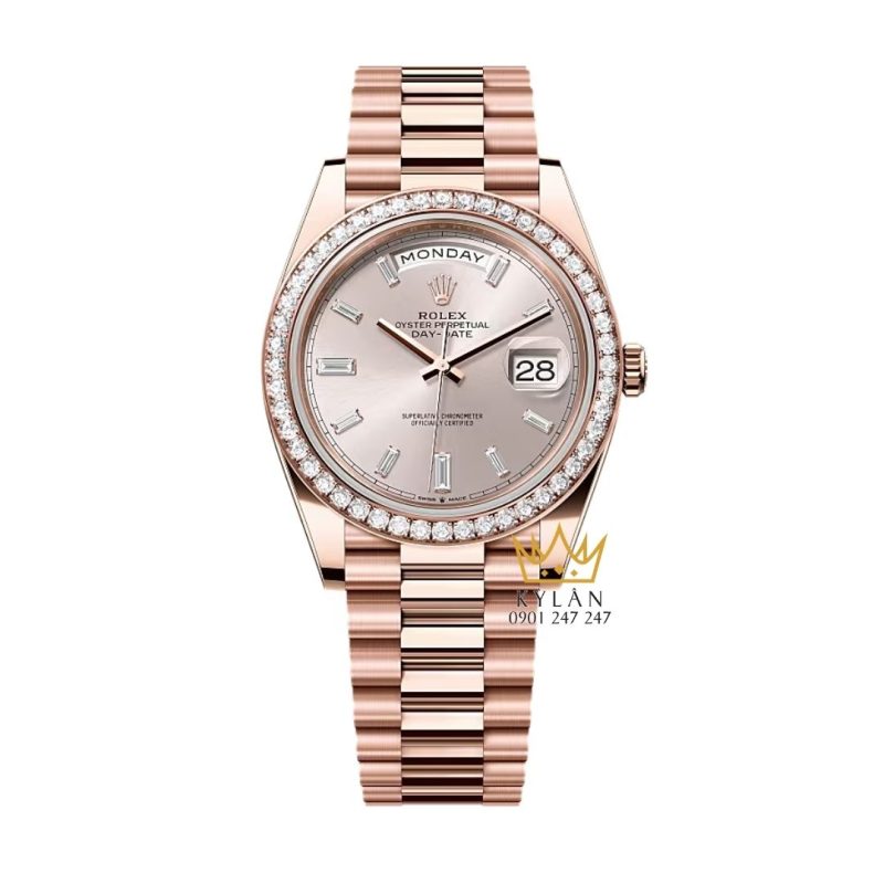 Đồng hồ Rolex Day-Date 40 sundust kim cương 228345RBR-0007