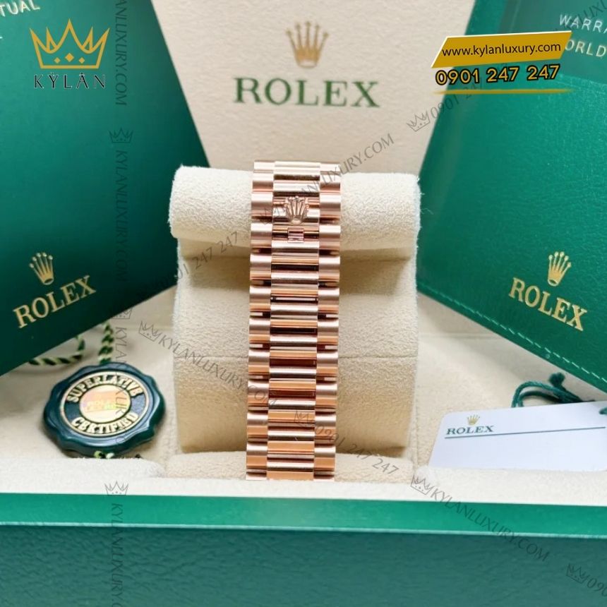 Kỳ Lân Luxury rolex day date 40 sundust kim cuong 228345rbr 0007 6 Đồng hồ Rolex Day-Date 40 sundust kim cương 228345RBR-0007