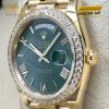 Đồng hồ Rolex Day-Date 40 xanh lá La Mã 228348RBR-0040