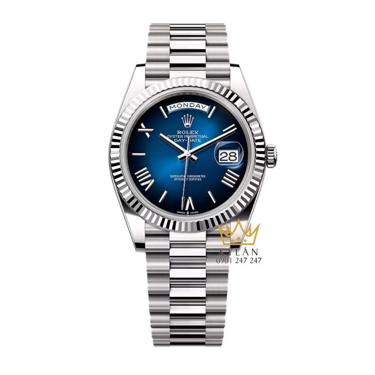 Đồng hồ Rolex Day‑Date 40 xanh dương ombré 228239-0076
